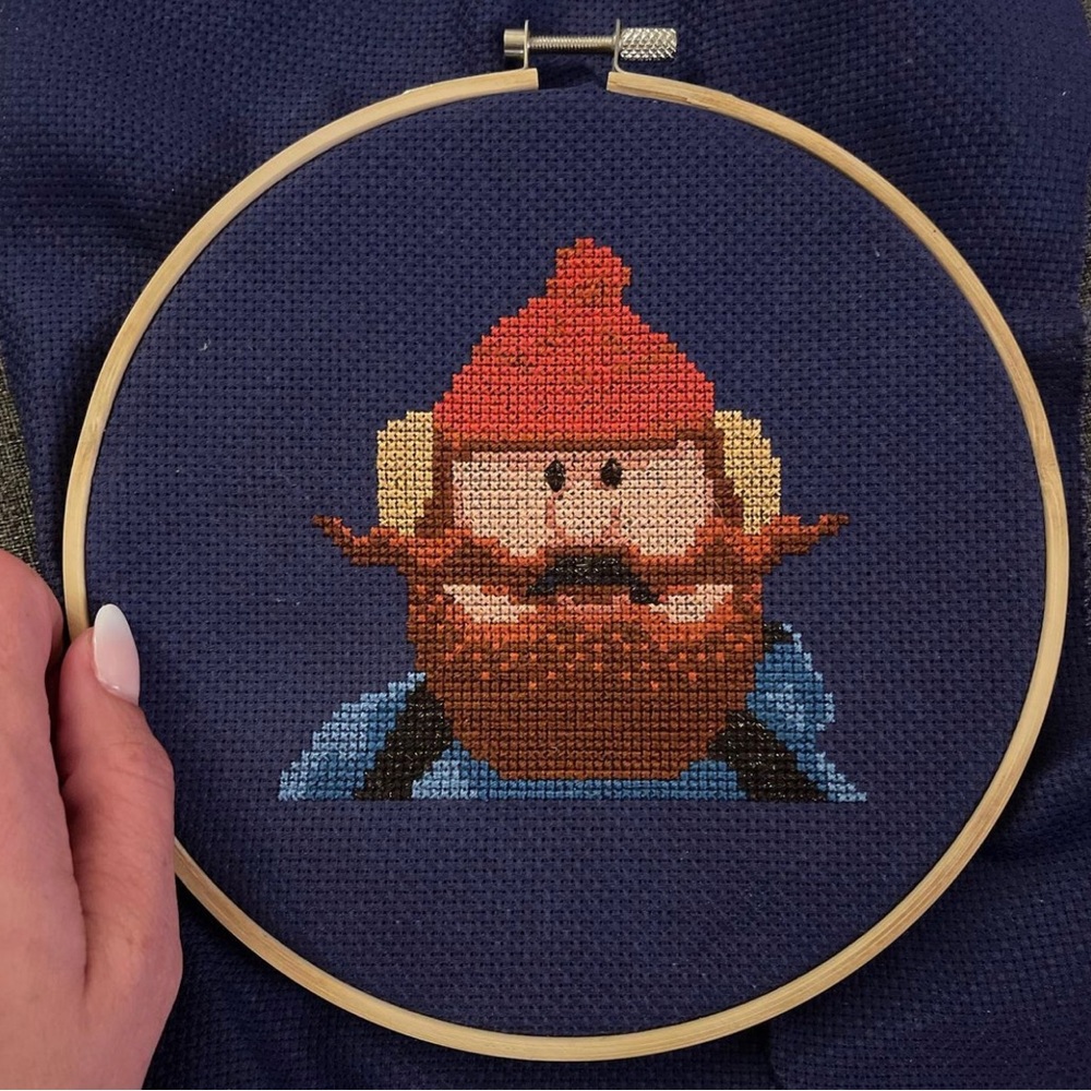 Yukon Cornelius Cross Stitch